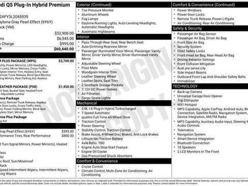 Used 2020 Audi Q5 e Premium Plus w/ Premium Plus Package image 9