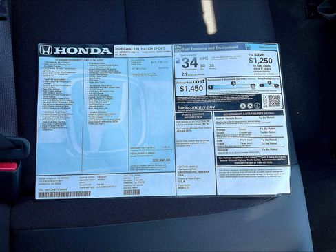 New 2026 Honda Civic Sport image 18
