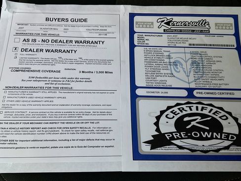 Used 2023 Jeep Gladiator Mojave AWD/4WD image 36