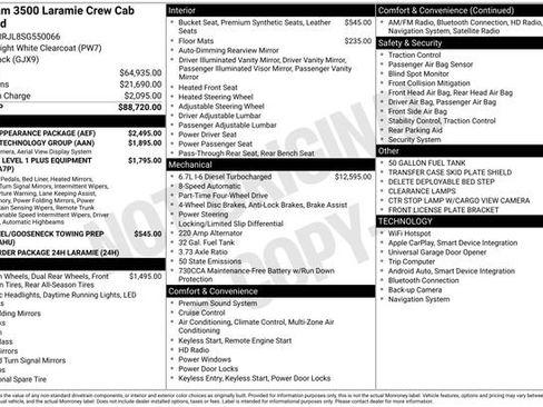 Used 2025 RAM 3500 Laramie w/ Sport Appearance Package image 67