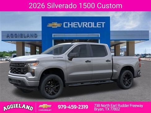 New 2026 Chevrolet Silverado 1500 Custom w/ LPO, Dark Essentials Package image 2