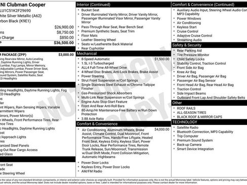 Used 2019 MINI Cooper Clubman ALL4 w/ Premium Package image 3