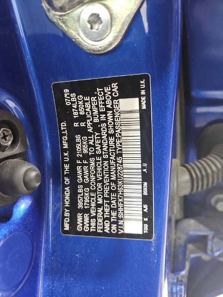Used 2019 Honda Civic EX image 29