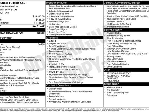 Used 2021 Hyundai Tucson SEL w/ Winter Weather Package image 6