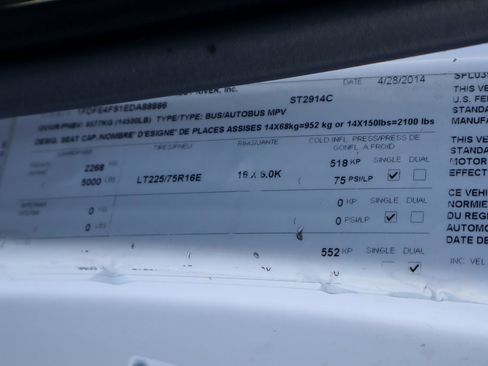 Used 2014 Ford E-450 and Econoline 450 Super Duty w/ Shuttle Bus Prep Package image 44