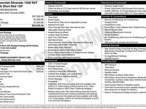 Used 2021 Chevrolet Silverado 1500 RST AWD/4WD image 3