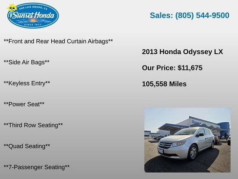 Used 2013 Honda Odyssey LX image 9