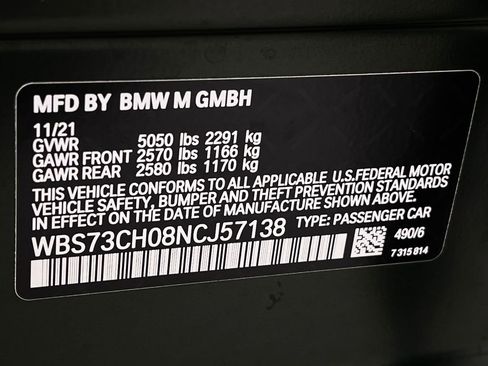 Used 2022 BMW M5 CS image 24