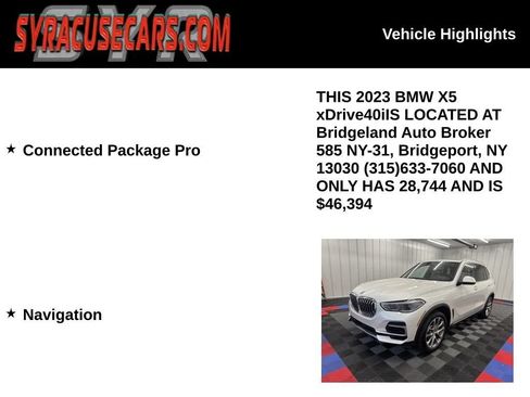 Used 2023 BMW X5 xDrive40i AWD/4WD image 5