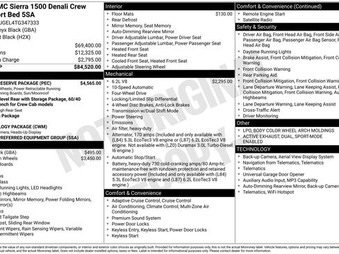 New 2026 GMC Sierra 1500 Denali w/ Denali Reserve Package AWD/4WD image 3