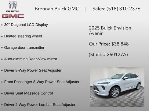 Certified 2025 Buick Envision Avenir AWD/4WD image 18