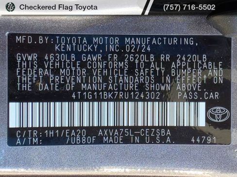 Used 2024 Toyota Camry SE w/ Cold Weather Package AWD/4WD image 22