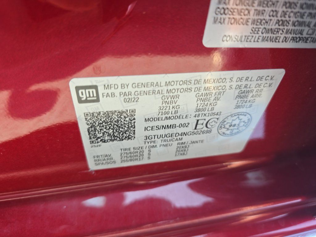 Used 2022 GMC Sierra 1500 Denali w/ Technology Package AWD/4WD image 22