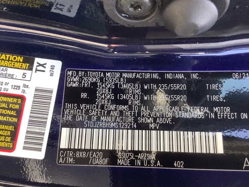 Used 2021 Toyota Highlander XSE AWD/4WD image 21