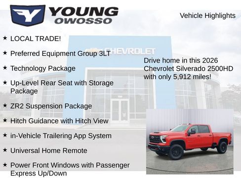 Used 2026 Chevrolet Silverado 2500 ZR2 image 7