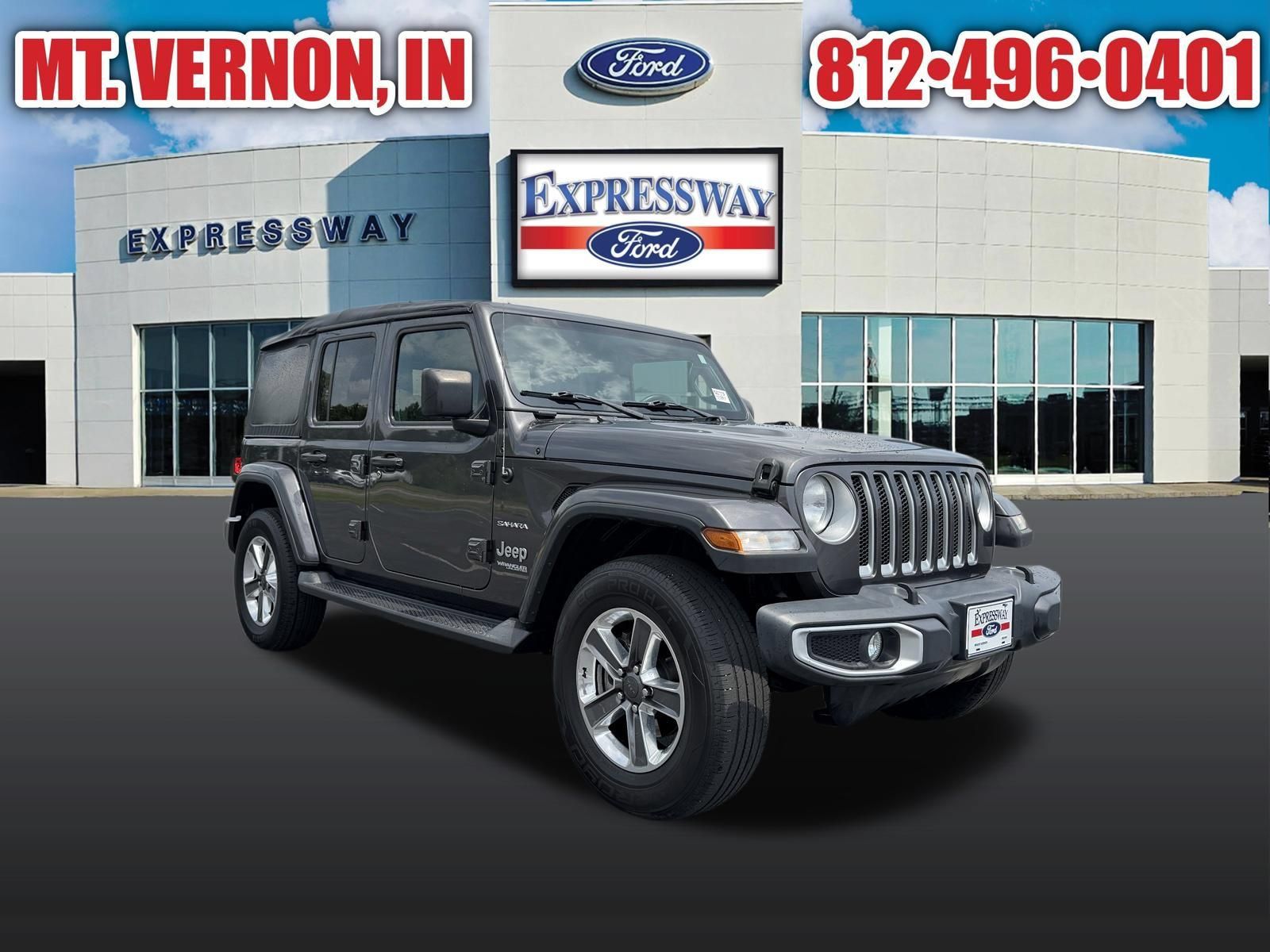 Used 2021 Jeep Wrangler Unlimited Sahara AWD/4WD image 4