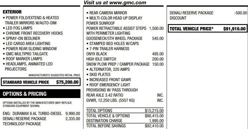 Certified 2025 GMC Sierra 3500 Denali w/ Denali Reserve Package AWD/4WD image 2