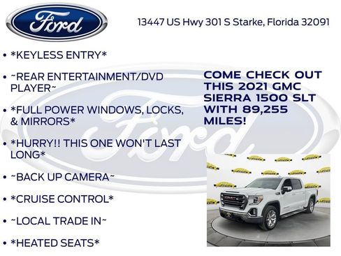 Used 2021 GMC Sierra 1500 SLT AWD/4WD image 10