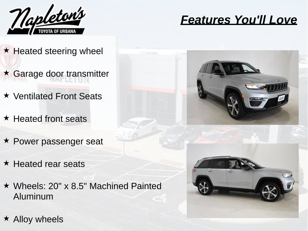 Used 2023 Jeep Grand Cherokee 4WD 4xe w/ Luxury Tech Group II image 32