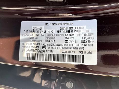 Used 2025 MAZDA CX-90 3.3 Turbo w/ Premium Plus Pkg AWD/4WD image 32