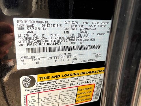 Used 2024 Ford Expedition Max Limited image 32