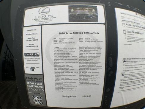 Used 2020 Acura MDX SH-AWD w/ Technology Package image 27