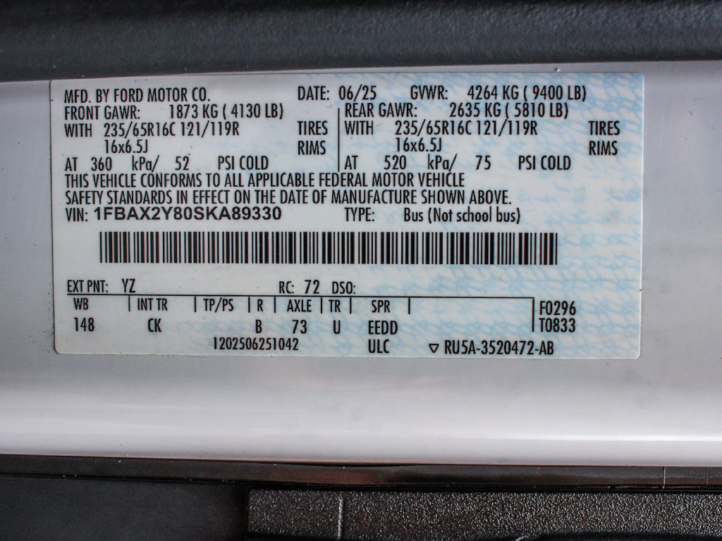 Used 2025 Ford Transit 350 XLT RWD image 12