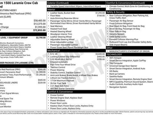 Used 2024 RAM 1500 Laramie AWD/4WD image 22