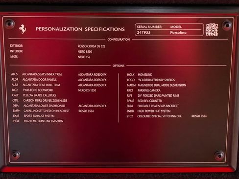 Certified 2019 Ferrari Portofino RWD image 59