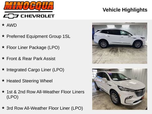 Used 2023 Buick Enclave Essence w/ LPO, Floor Liner Package AWD/4WD image 2