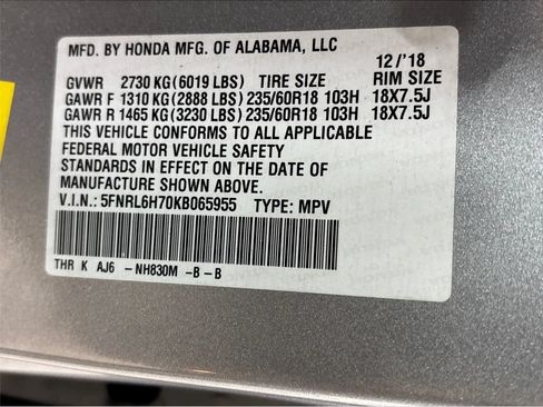 Used 2019 Honda Odyssey EX-L image 28