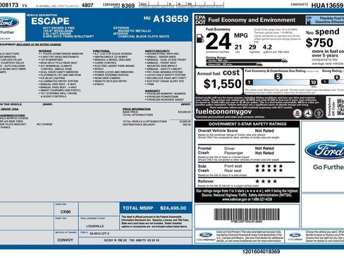 Used 2017 Ford Escape S FWD image 27