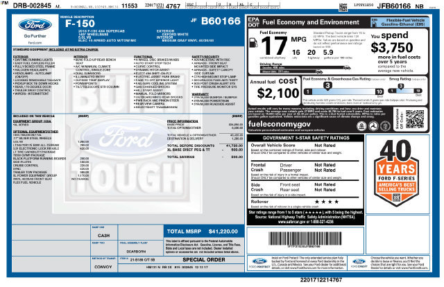 Used 2018 Ford F150 XL w/ XL Power Equipment Group AWD/4WD image 31