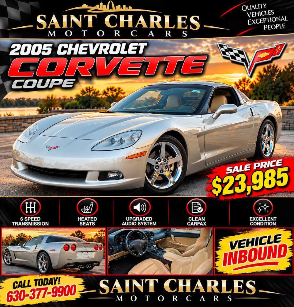 Used 2005 Chevrolet Corvette Coupe w/ Preferred Equipment Group RWD image 1