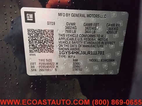 Used 2020 Cadillac Escalade ESV Luxury AWD/4WD image 19