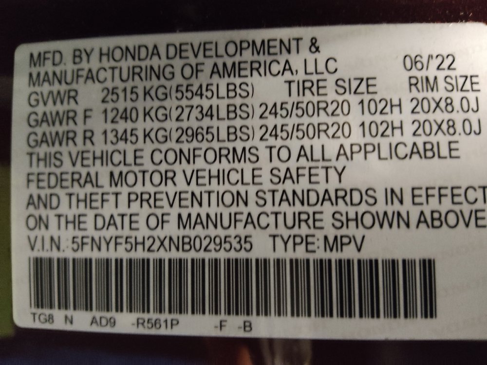 Used 2022 Honda Pilot Special Edition image 33