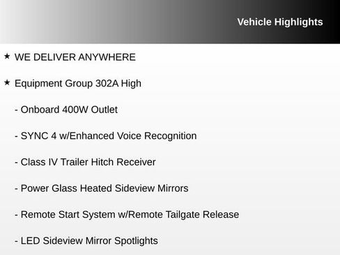 Used 2023 Ford F150 XLT w/ Equipment Group 302A High AWD/4WD image 8