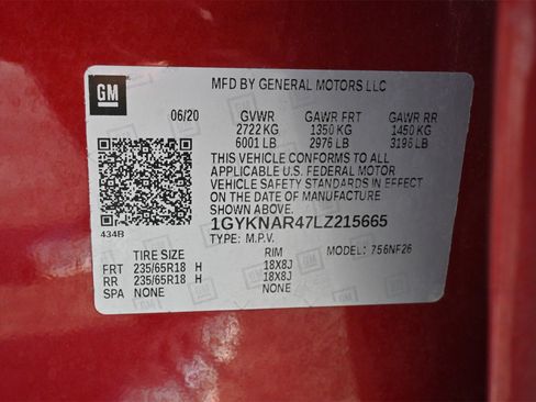 Used 2020 Cadillac XT5 Luxury w/ LPO, Floor Liner Package image 29