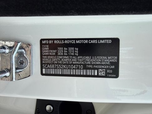 Used 2019 Rolls-Royce Phantom Sedan RWD image 69