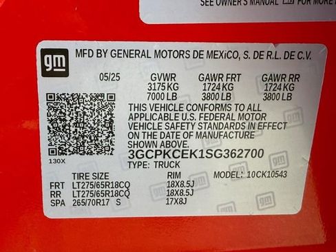 Certified 2025 Chevrolet Silverado 1500 Custom Trail Boss image 24