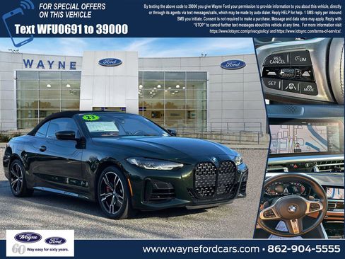 Used 2023 BMW 440i xDrive Convertible w/ Premium Package image 1