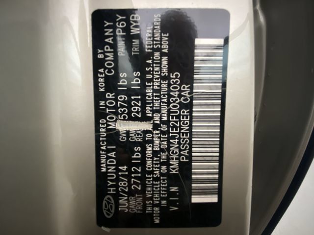 Used 2015 Hyundai Genesis 3.8 RWD image 27