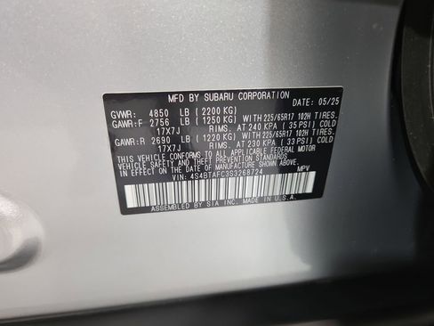 Certified 2025 Subaru Outback Premium AWD/4WD image 31