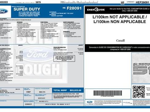 Used 2017 Ford F350 Platinum w/ Platinum Ultimate Package image 27