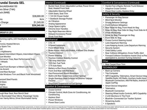 Used 2025 Hyundai Sonata SEL FWD image 7