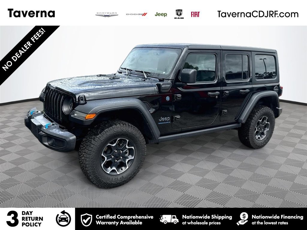 Used 2023 Jeep Wrangler Unlimited Rubicon 4xe w/ Cold Weather Group AWD/4WD image 1