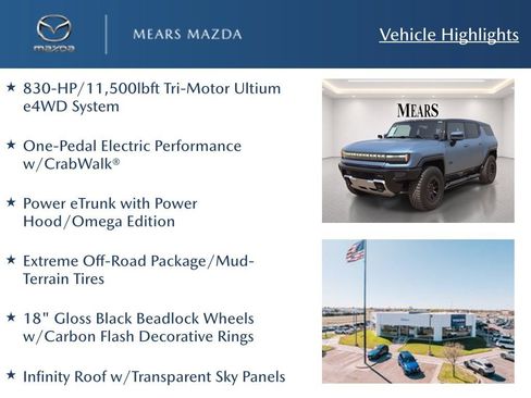 Used 2024 GMC Hummer EV 3X w/ Omega Edition AWD/4WD image 2