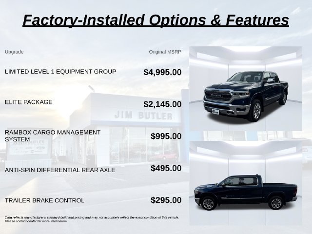 Used 2023 RAM 1500 Limited AWD/4WD image 2