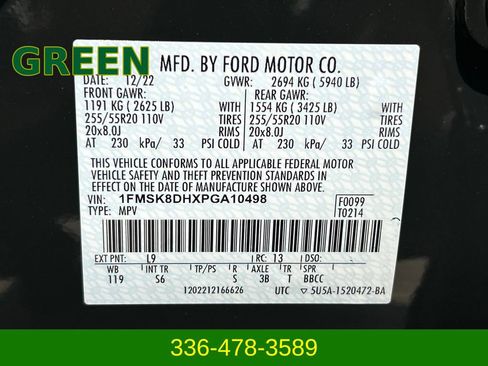 Used 2023 Ford Explorer XLT w/ Equipment Group 202A AWD/4WD image 15