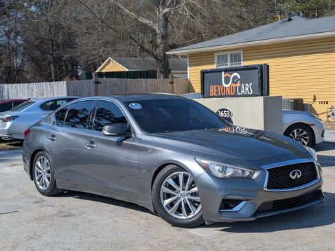 Used 2019 INFINITI Q50 Luxe w/ Essential Package (3.0T Luxe) RWD image 1